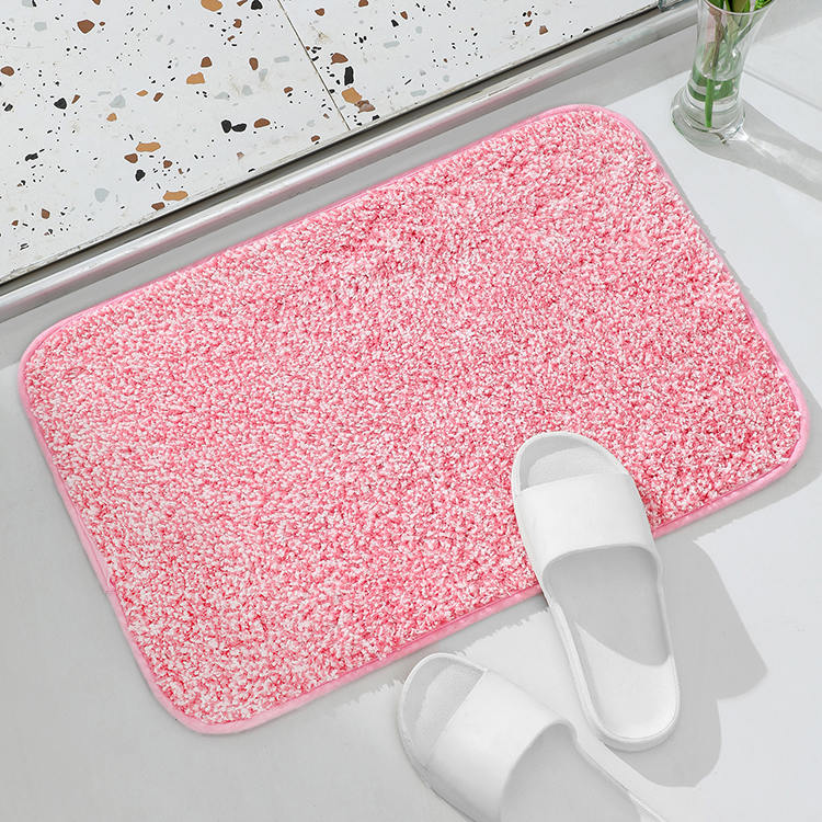 Estera de baño de terciopelo de copos de nieve